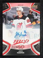 Jack Hughes [Autograph Red] Hockey Cards 2021 Upper Deck MVP Prices