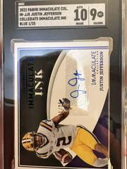 Justin Jefferson Football Cards 2022 Panini Immaculate Collegiate Ink Autographs Prices