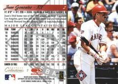 Side 2 | Juan Gonzalez Baseball Cards 1998 Donruss Collection