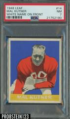 Mal Kutner [White Name on Front] Football Cards 1948 Leaf Prices