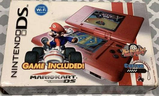 Red Mario Kart Edition DS System Cover Art