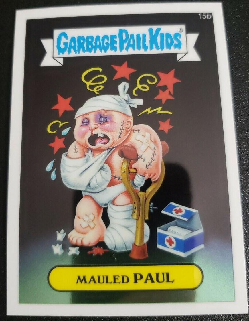 Mauled PAUL #15b 2013 Garbage Pail Kids Chrome