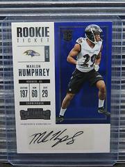 Marlon Humphrey [Autograph Championship Ticket] #103 Football Cards 2017 Panini Contenders Prices