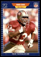 Roger Craig Football Cards 1989 Pro Set Prices