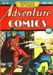 Adventure Comics #40 (1939) Comic Books Adventure Comics Prices