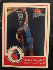 Elden Campbell #131 Basketball Cards 2003 Fleer Platinum Prices