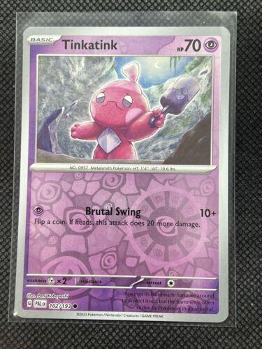 Tinkatink [Reverse Holo] #102 Pokemon Paldea Evolved