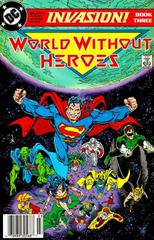 Invasion: World Without Heroes [Newsstand] #3 (1989) Comic Books Invasion Prices