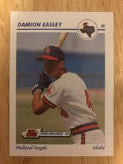 Damion Easley #433 Baseball Cards 1991 Impel Line Drive Pre Rookie AA Prices