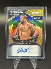 Thiago Santos [Gold] Ufc Cards 2021 Panini Prizm UFC Octagon Signatures Prices