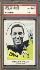 Wilburn Hollis #173 Football Cards 1961 NU Card Prices