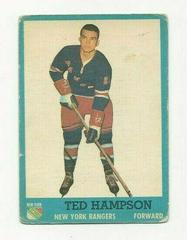 Ted Hampson Hockey Cards 1962 Topps Prices