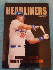 Mike Piazza #15 Baseball Cards 1997 Fleer Headliners Prices