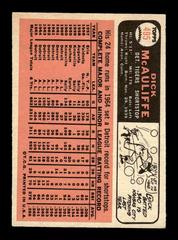 Back | Dick McAuliffe Baseball Cards 1966 Topps