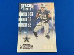 Jason Witten [Cracked Ice Ticket] #2 Football Cards 2016 Panini Contenders Prices