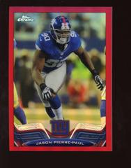 Jason Pierre Paul [Red Refractor] Football Cards 2013 Topps Chrome Prices