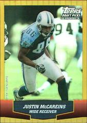Justin McCareins [Gold Chrome Refractor] #82 Football Cards 2004 Topps Draft Picks & Prospects Prices