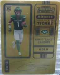 Ahmad 'Sauce' Gardner [Autograph Gold Ticket] #101 Football Cards 2022 Panini Contenders Prices