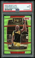 Anderson Silva [Neon Green] Ufc Cards 2022 Panini Select UFC Prices