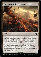 Terramorphic Expanse #337 Magic Lord of the Rings Commander Prices
