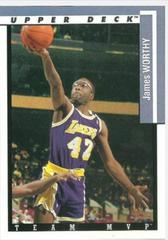 James Worthy Basketball Cards 1993 Upper Deck Team MVP's Prices