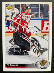Ed Belfour #203 Hockey Cards 1992 Upper Deck Prices