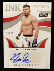 Kelvin Gastelum #II-KGS Ufc Cards 2021 Panini Immaculate UFC Ink Autographs Prices