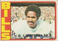 O.J. Simpson #160 Football Cards 1972 Topps Prices