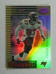 Bert Emanuel [Mirror Gold] #93 Football Cards 1999 Leaf Certified Prices