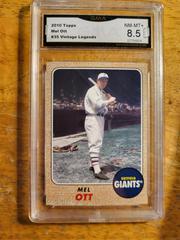 Mel Ott Baseball Cards 2010 Topps Vintage Legends Collection Prices