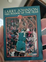 Larry Johnson #4 Basketball Cards 1992 Fleer Larry Johnson Prices