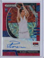 Aleksej Pokusevski [Choice Red] Basketball Cards 2020 Panini Prizm Draft Picks Autographs Prices