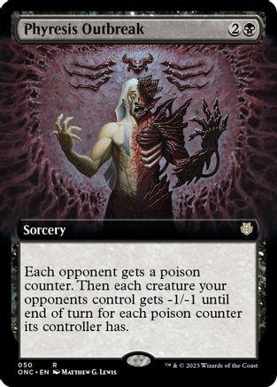 Phyresis Outbreak [Extended Art] #50 Magic Phyrexia: All Will Be One Commander