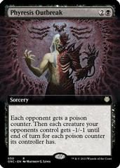 Phyresis Outbreak [Extended Art] #50 Magic Phyrexia: All Will Be One Commander Prices
