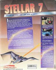 Back Cover | Stellar 7 PC Games