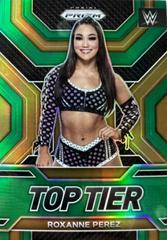 Roxanne Perez [Green] Wrestling Cards 2023 Panini Prizm WWE Top Tier Prices