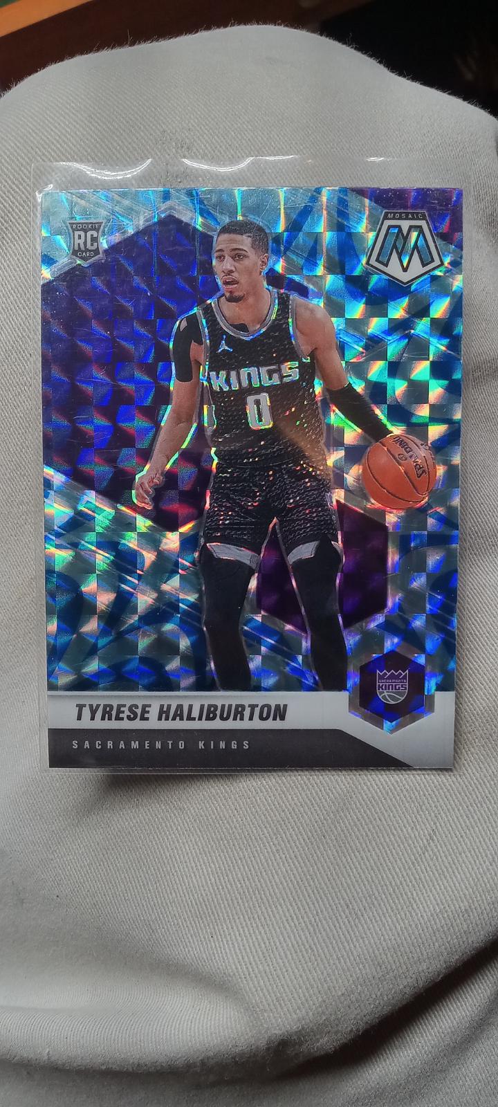 Tyrese Haliburton [Reactive Blue] | Ungraded | 2020 Panini Mosaic