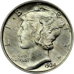 1934 Coins Mercury Dime Prices