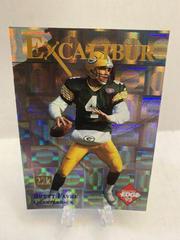 Brett Favre [Gold Shield Silver Prism] #8 Football Cards 1995 Collector's Edge Excalibur 22K Prices