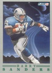 Barry Sanders Football Cards 1991 Fleer Pro Visions Prices