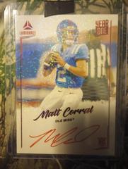 Matt Corral [Red] #YSR-MCO Football Cards 2022 Panini Luminance Year One Signatures RPS Prices
