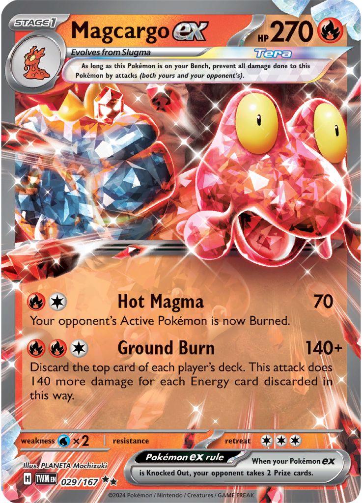 Magcargo ex #29 Prices | Pokemon Twilight Masquerade | Pokemon Cards