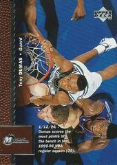 Tony Dumas #24 Basketball Cards 1996 Upper Deck Prices