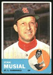 Stan Musial Baseball Cards 1963 Topps Prices