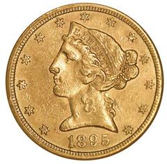 1895 S Coins Liberty Head Half Eagle Prices