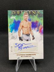 Stephen Thompson [Gold] Ufc Cards 2022 Panini Chronicles UFC Origins Autographs Prices