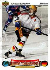 Thomas Schubert #44 Hockey Cards 1991 Upper Deck Czech World Juniors Prices