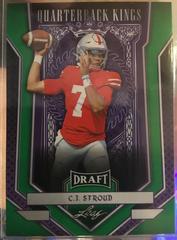 C. J. Stroud [Green] #90 Football Cards 2023 Leaf Draft Prices