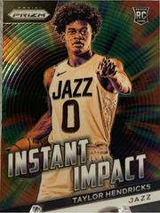 Taylor Hendricks #1 Basketball Cards 2023 Panini Prizm Instant Impact Prices