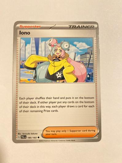 Iono | Ungraded | Pokemon Paldea Evolved